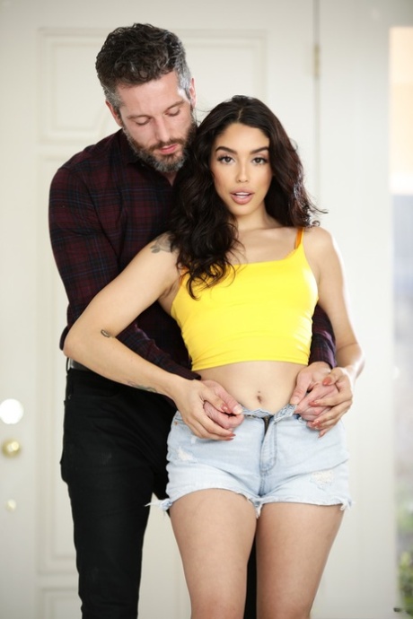 Latina chick Vanessa Sky has her phat ass exposed before a fuck 26729156